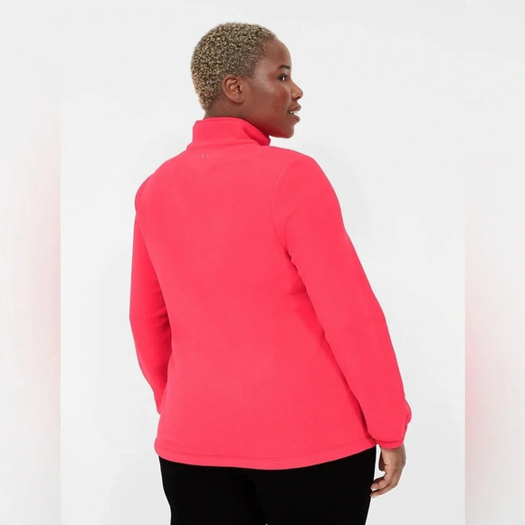 EUC LIVI Active Half-Zip Polar Fleece Pullover, Size 14/16, Diva Pink - Picture 2 of 8